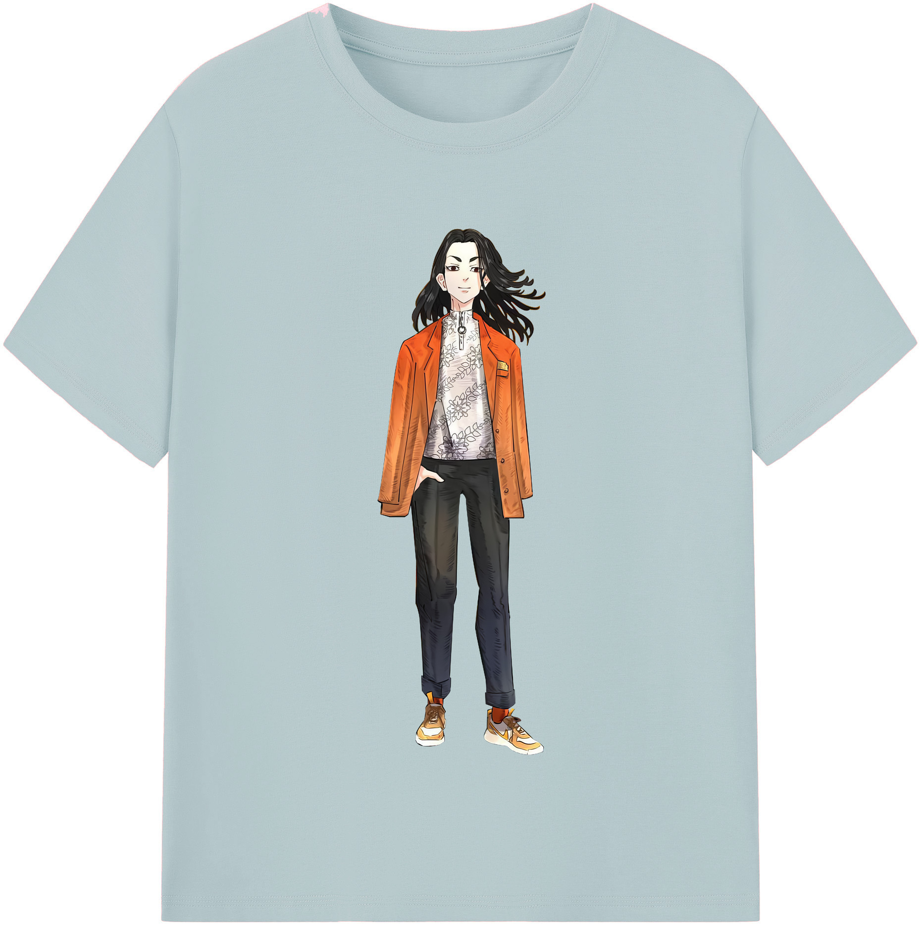 （画像用） 東京リベンジャーズ Tokyo Revengers 綿100％半袖Tシャツ（フロントプリント）